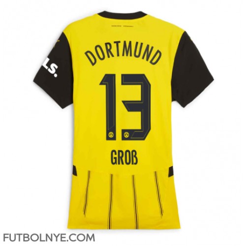 Camiseta Borussia Dortmund Pascal Gross #13 Primera Equipación para mujer 2024-25 manga corta